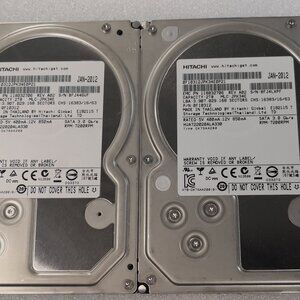 2-pack - 2TB Hitachi 7200 RPM 3.5" SATA II 3.0 Gb/s Hard Drive TESTED - Works!